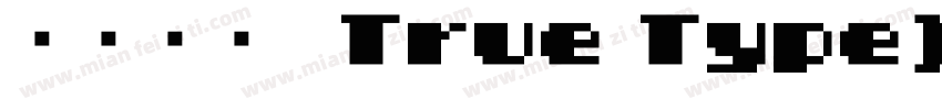 优设标题黑True Type)字体转换